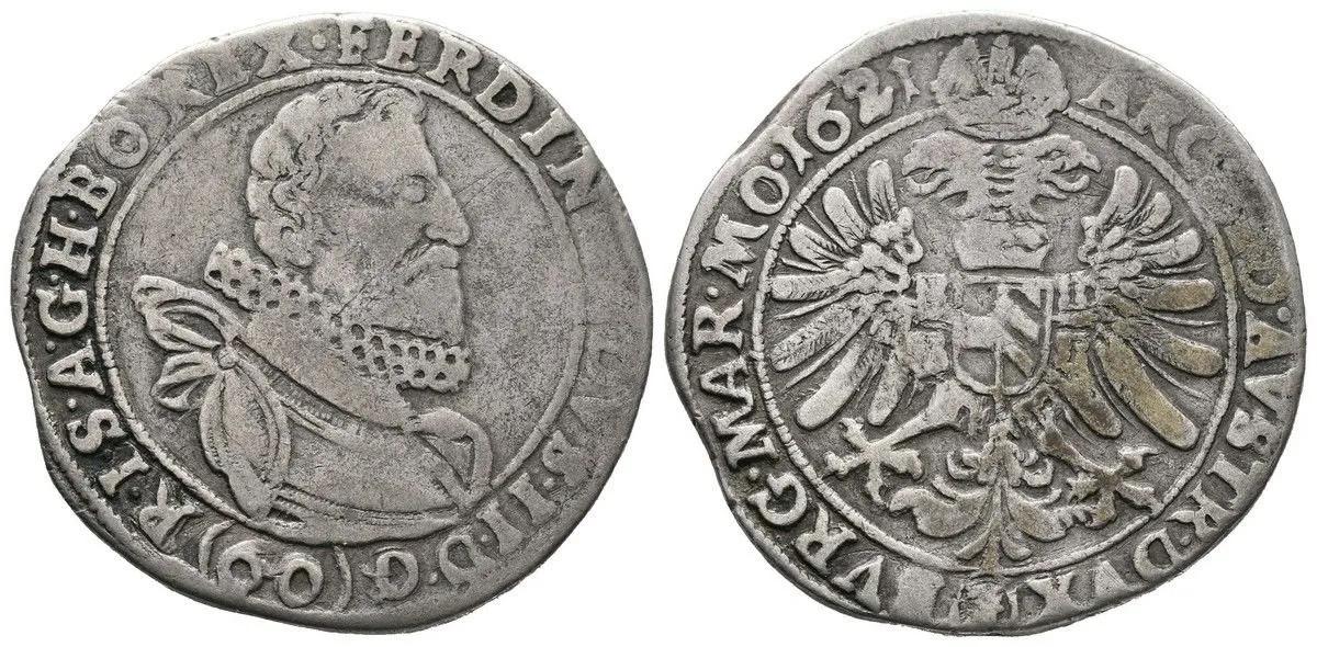 Ferdinand II., 1619 - 1637 (Mince kiprová) — 1