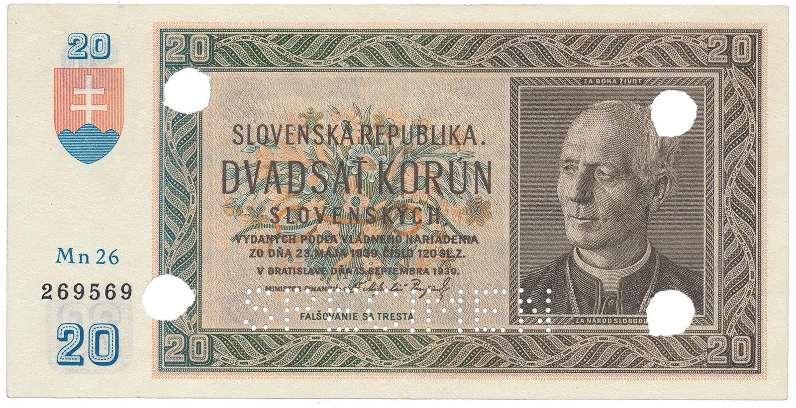 Slovenský stát, 1939 - 1945 — 1