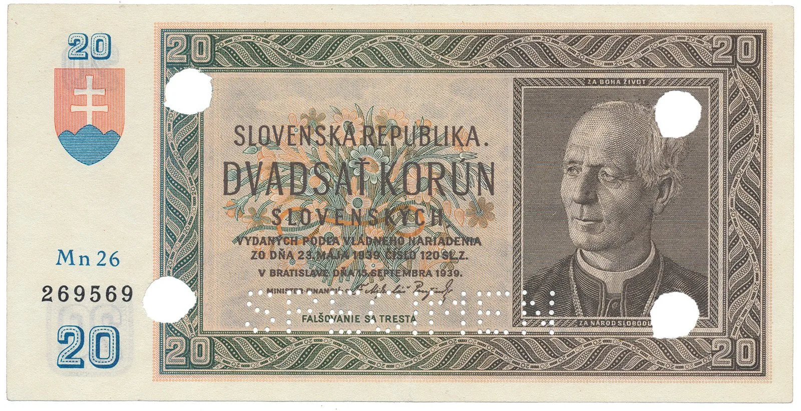 Slovenský stát, 1939 - 1945 — 1