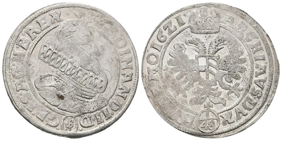 Ferdinand II., 1619 - 1637 (Mince kiprová) — 1