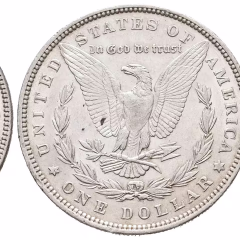 1 Dollar 1880, KM.110, pěkná zachovalost, lesk, rysky a hranky