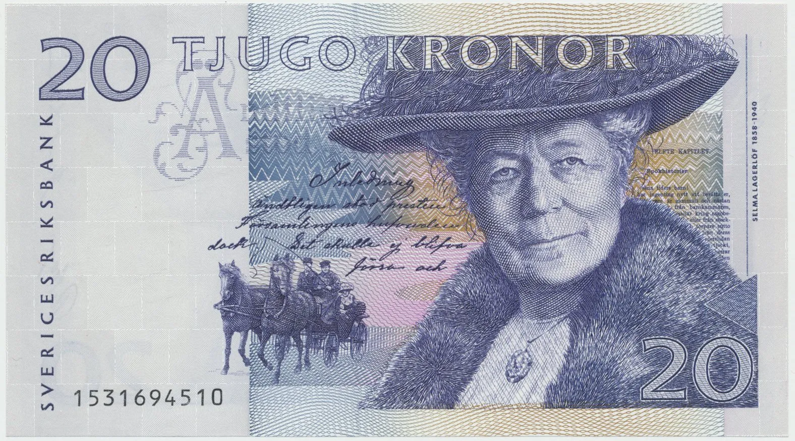 Švédsko, 20 Kronor 1991, P.61a