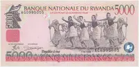 Rwanda, 5000 Francs 1998, P.28a