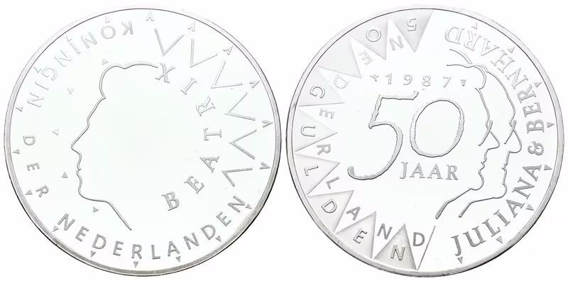 Nizozemí, 50 Gulden 1987