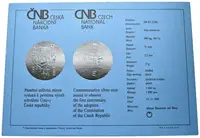 200 Kč 1993 - Ústava České republiky, PROOF - fotografie 2