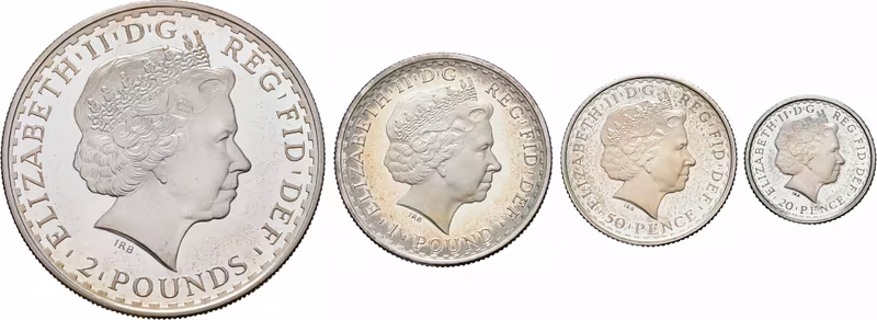 Velká Británie, Sada mincí 2010 - Britannia