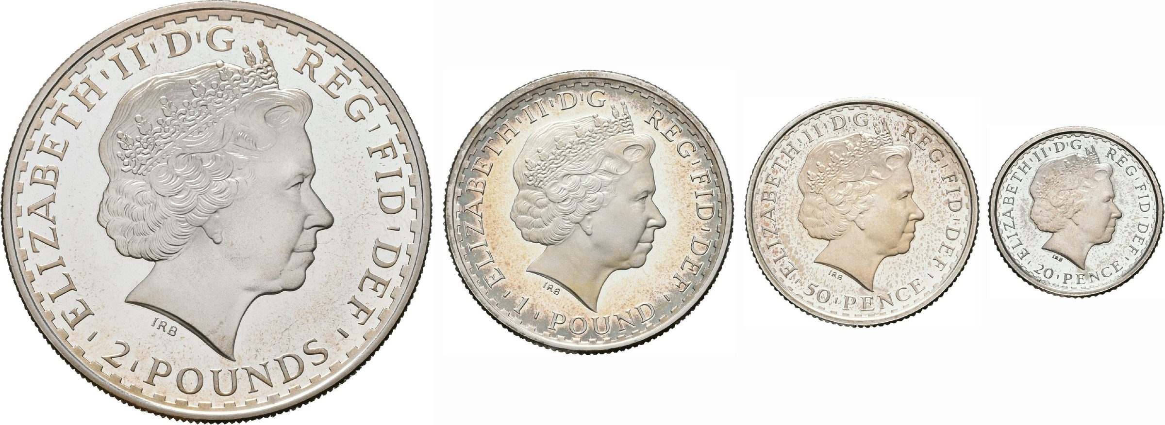 Velká Británie, Sada mincí 2010 - Britannia