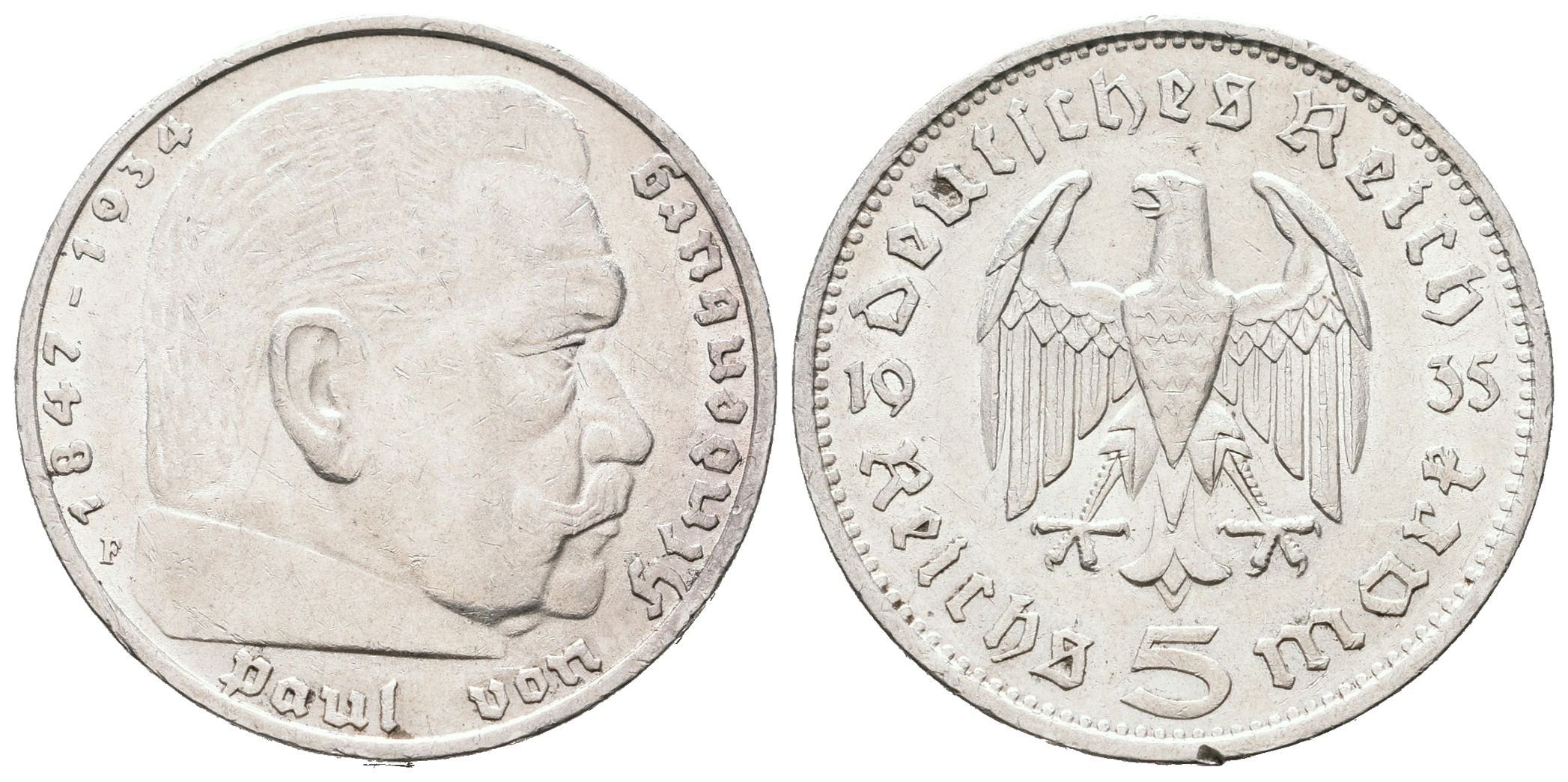 III. říše, 5 Marka 1935 F