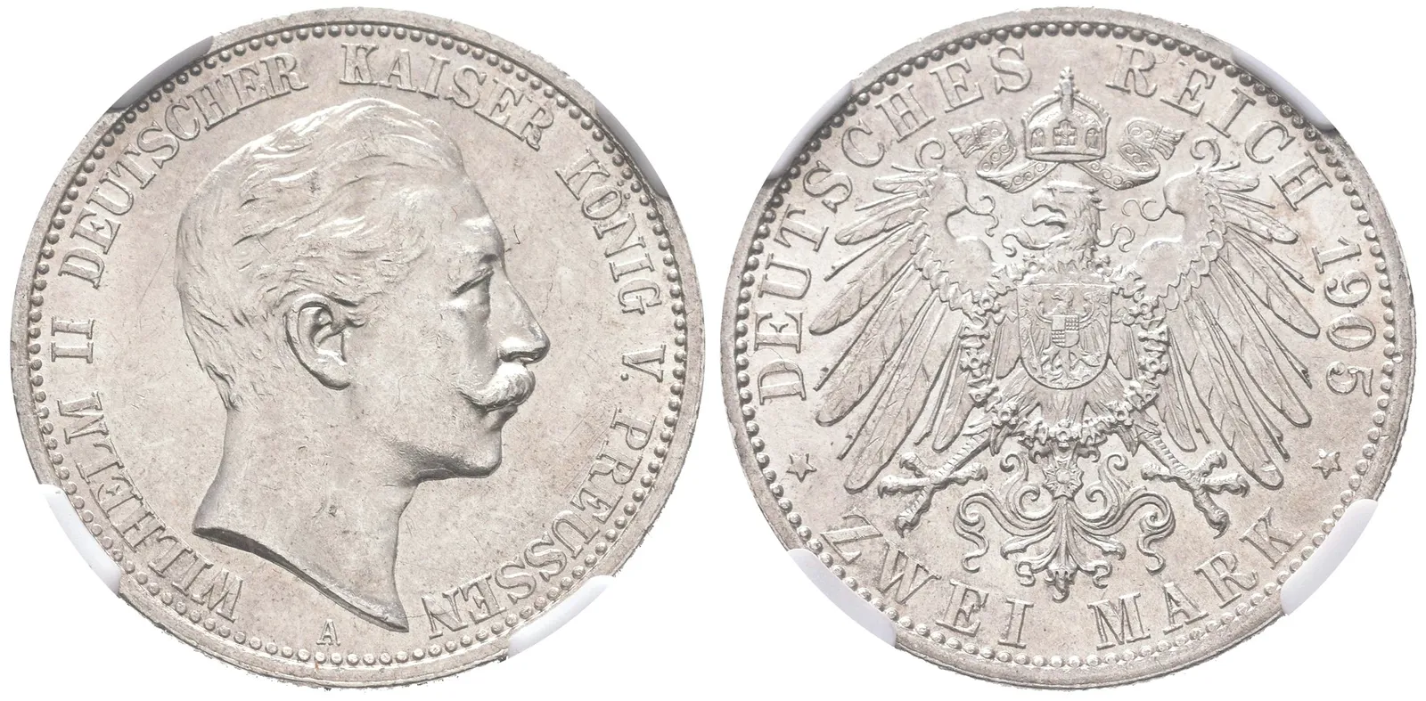 Prusko, 2 Marka 1901, NGC