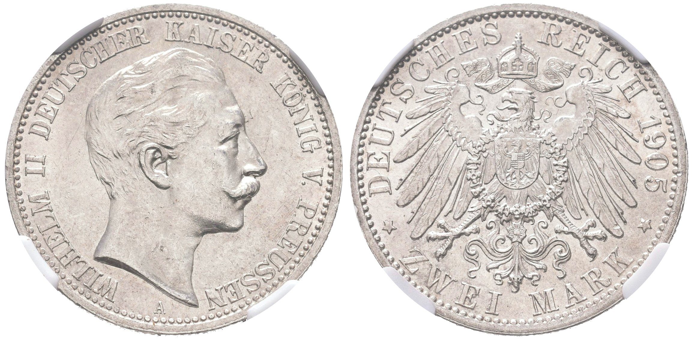 Prusko, 2 Marka 1901, NGC
