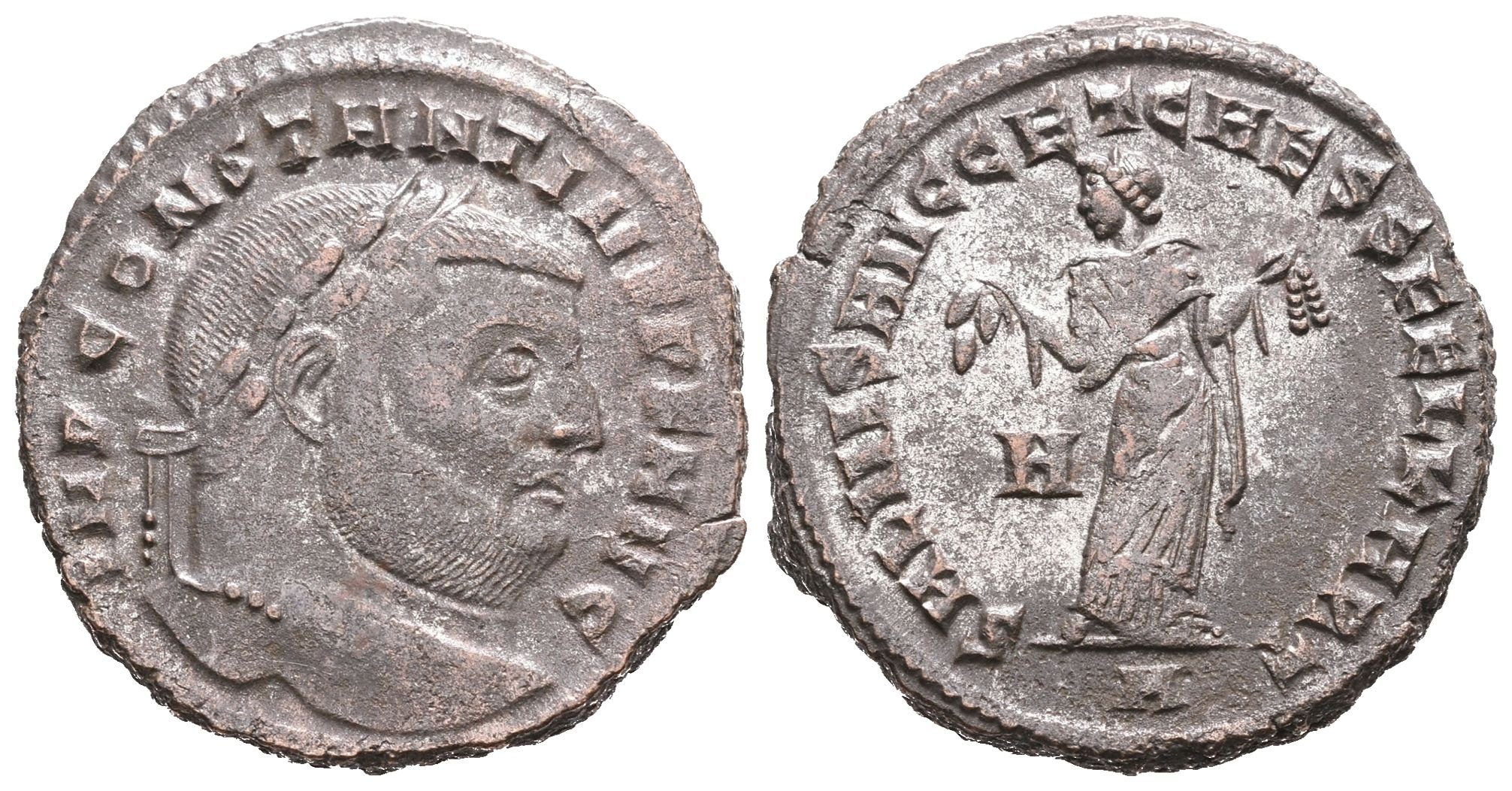 Constantius I. Chlorus, follis, Kartágo, RIC 32
