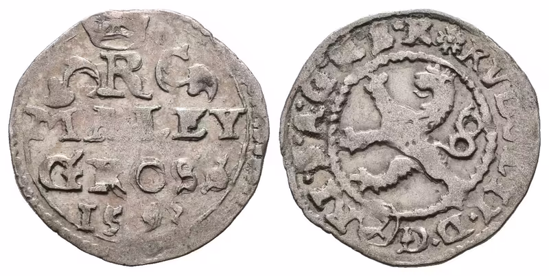 Rudolf II., Malý groš 1593, Kutná Hora