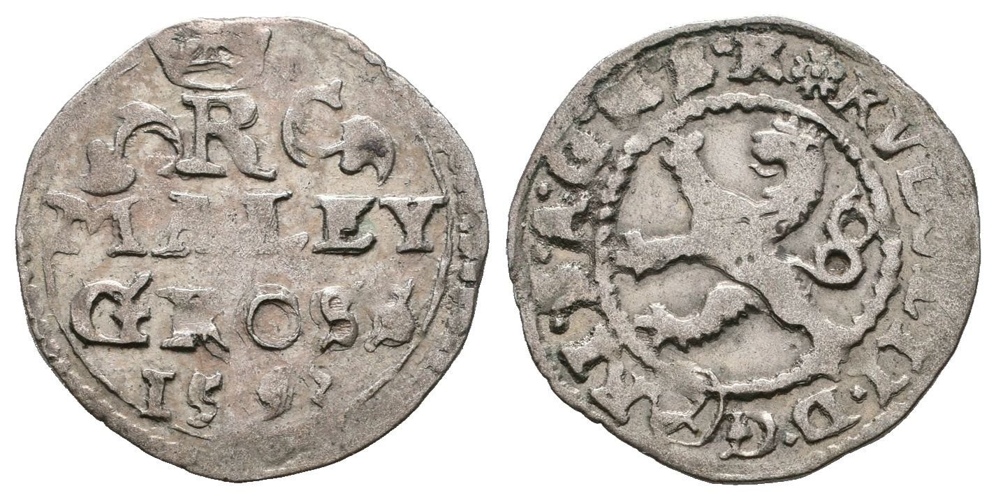 Rudolf II., Malý groš 1593, Kutná Hora