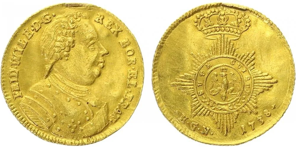 Prusko, Friedrich Wilhelm I., 1713 - 1740 — 1