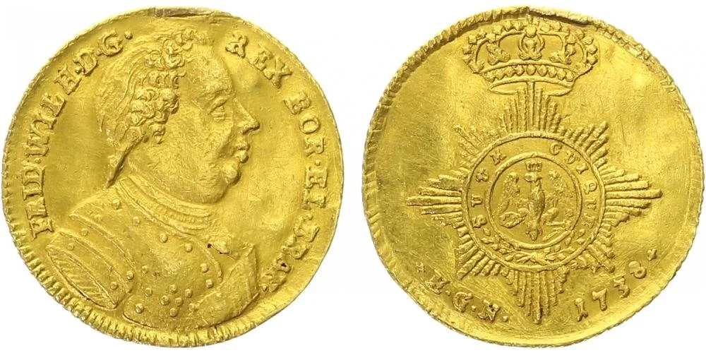 Prusko, Friedrich Wilhelm I., 1713 - 1740 — 1