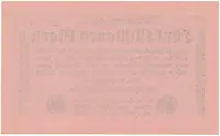Německo, 5 Millionen Mark 1923, Ro.104b - fotografie 2