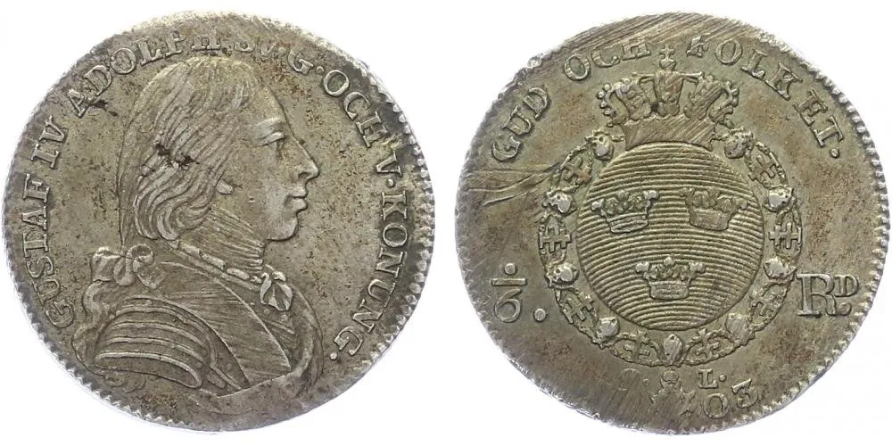 Švédsko, Gustav IV. Adolf, 1792 - 1809 — 1