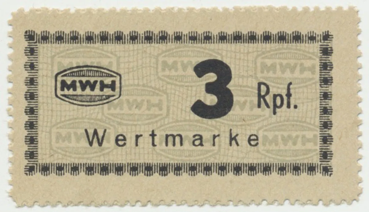 Holleischen (Holýšov) - MWH, 3 Reichspfennige b.d., Grab.Ho3
