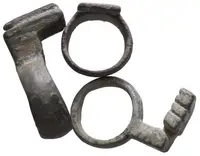 AE Klíče, Římské císařství, období 1.- 3. století, klíče na zámky v podobě prstenu, různé provedení, — 2