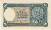 Slovensko, 100 Koruna 1940, II. vydání, série A 10, Hej.49a2