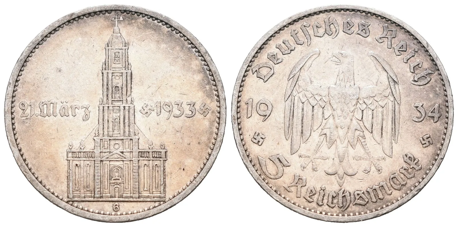 III. říše, 5 Marka 1934 G