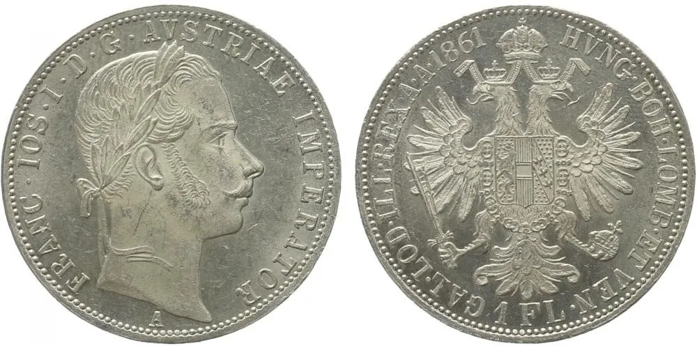 Rakouská a spolková měna, 1857 - 1892 — 1