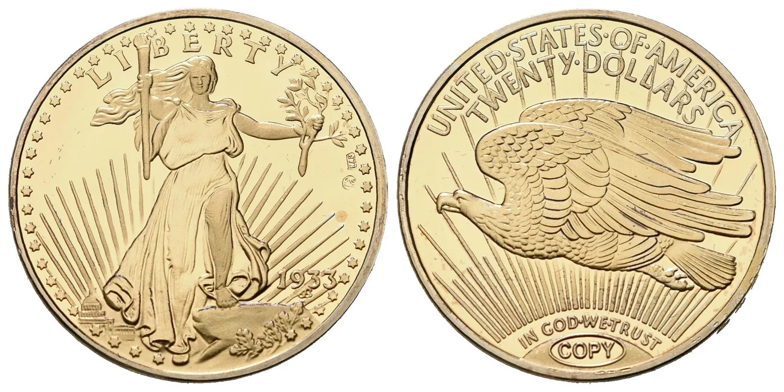 AR medaile - replika Double Eagle z r.1933