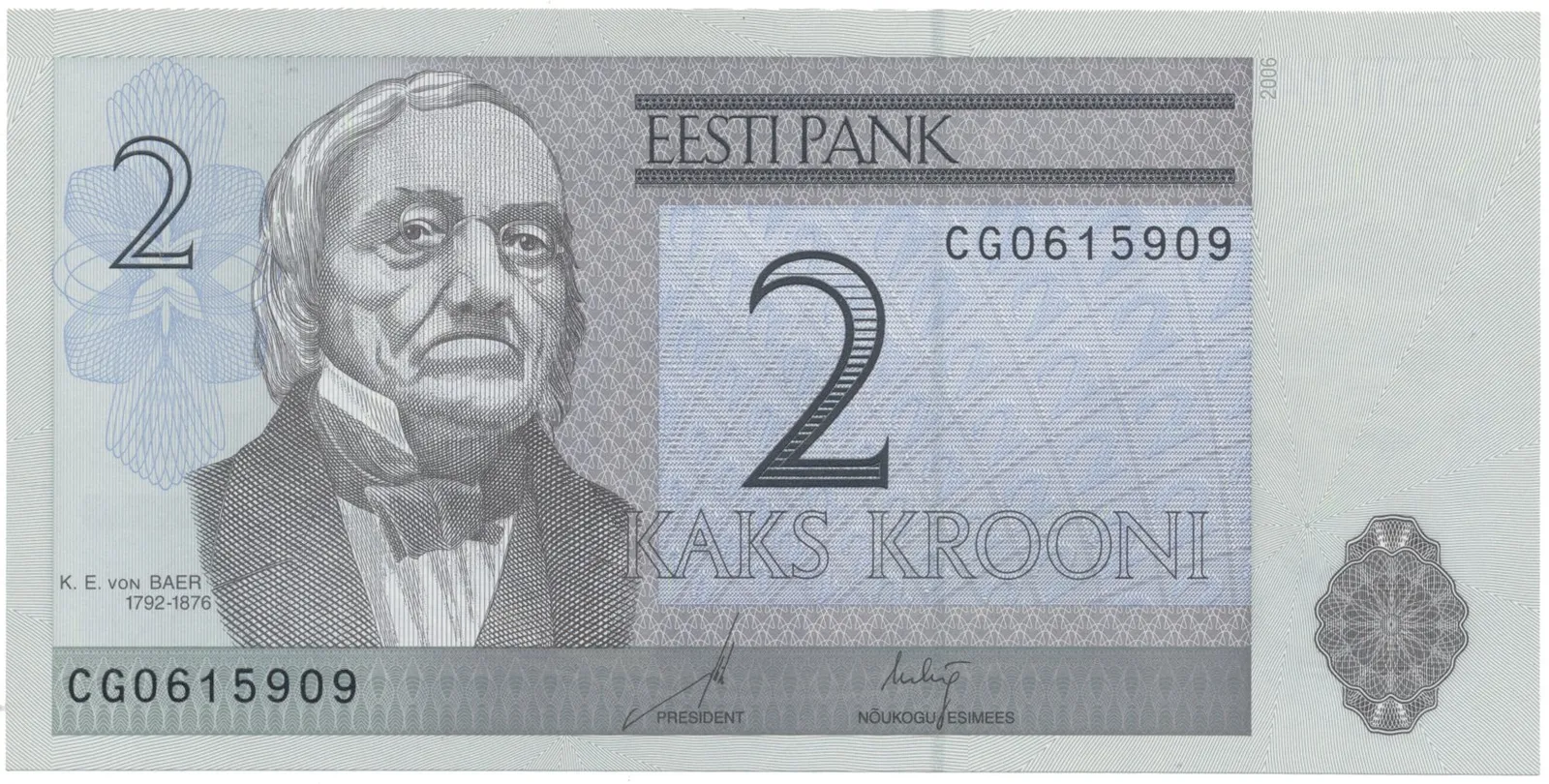 Estonsko, 2 Krooni 2006, P.85a