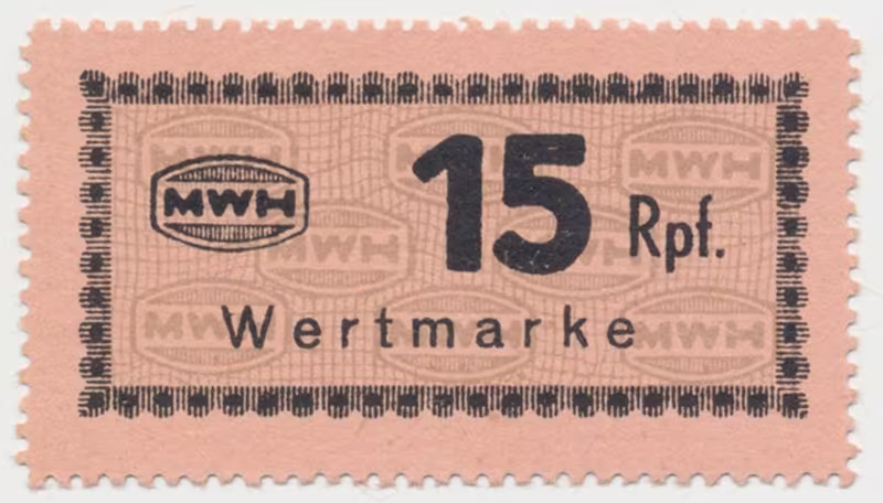 Holleischen (Holýšov) - MWH, 15 Reichspfennige b.d., Grab.Ho11