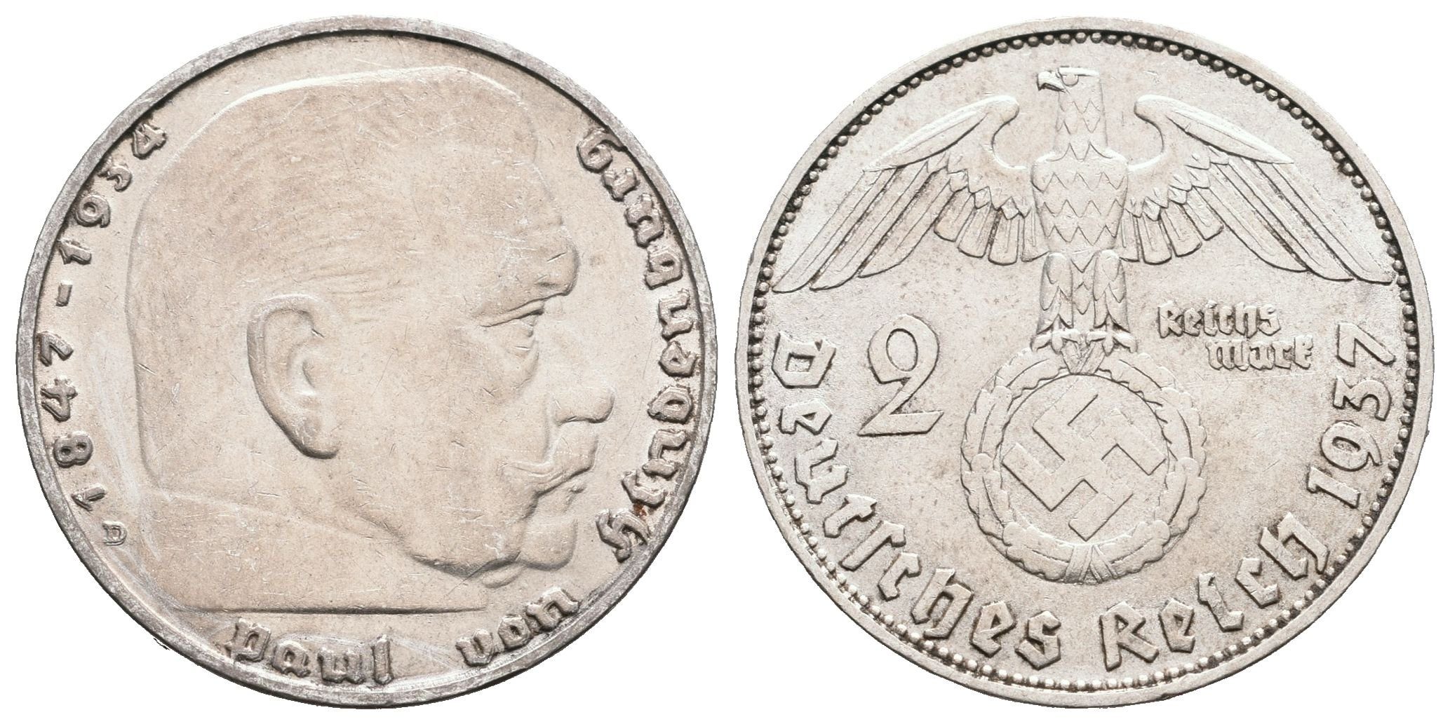 III. říše, 2 Marka 1937 A