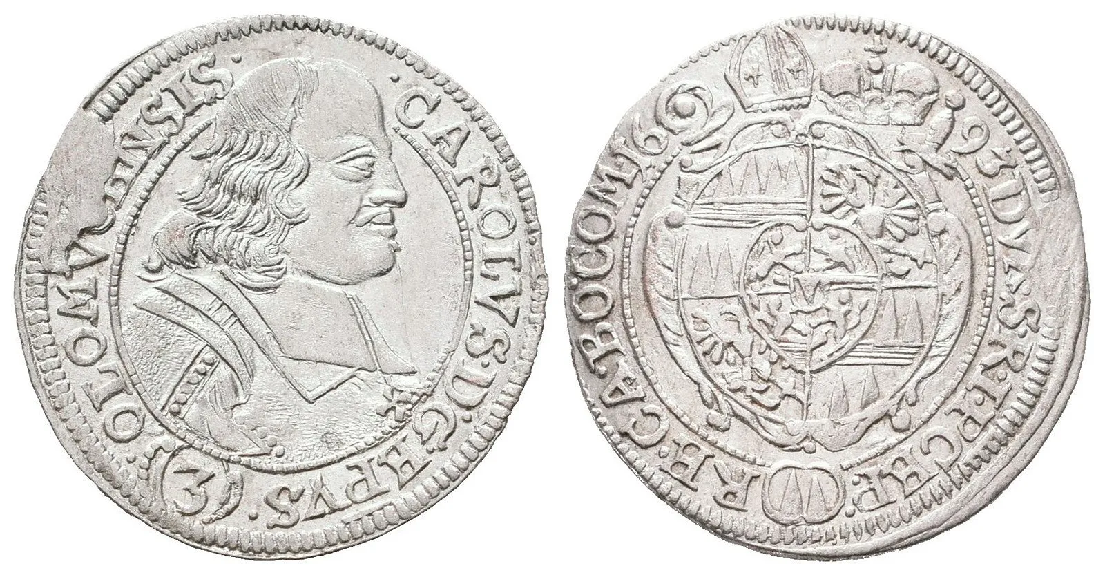 Olomouc - biskupství, Karel II. Liechtenstein, 1664 - 1695 — 1