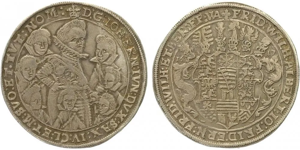 Sasko - Weimar, Johann Ernst a 7 bratrů, 1605 - 1626 — 1