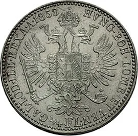 Rakouská a spolková měna, 1857 - 1892 — 1