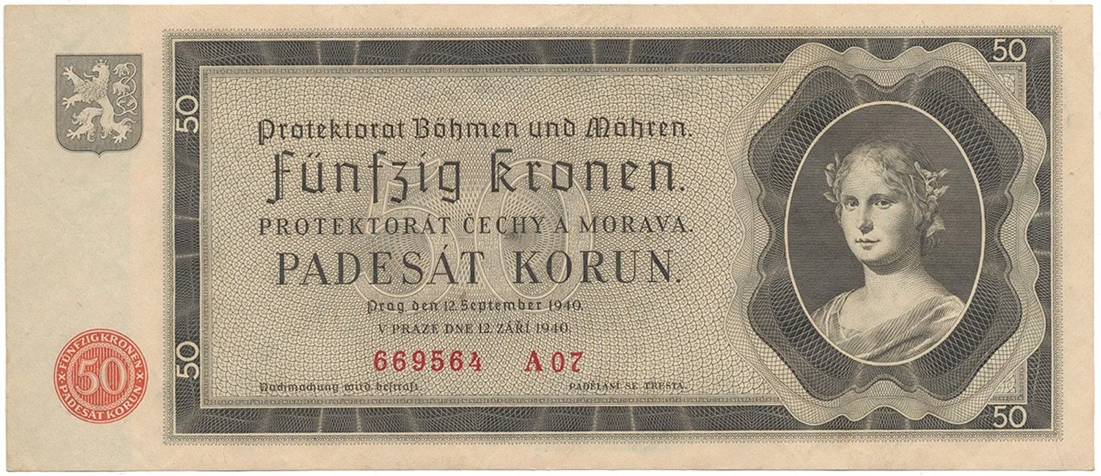 Protektorát Čechy a Morava, 1939 - 1945 — 1