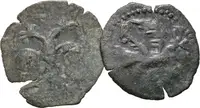 AE Trachy. Dvouhlavý orel / Stojící Car čelně, patina, ned., lehce napr._2 ks — 1