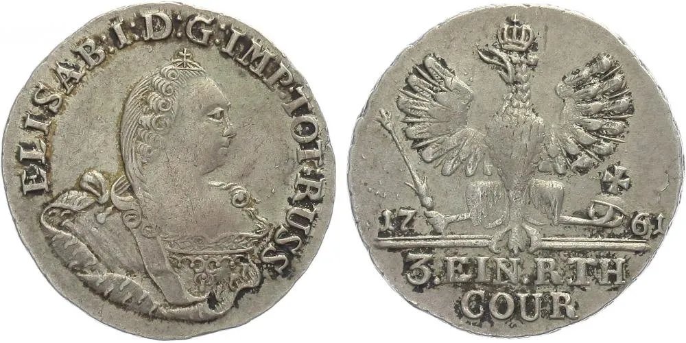 Ražby pro Prusko, Alžběta, 1741 - 1762 — 1