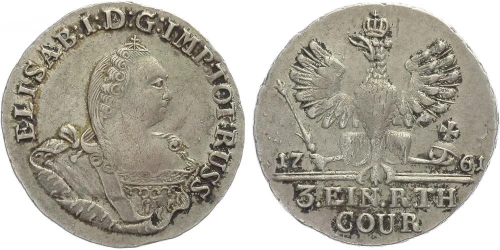 Ražby pro Prusko, Alžběta, 1741 - 1762 — 1