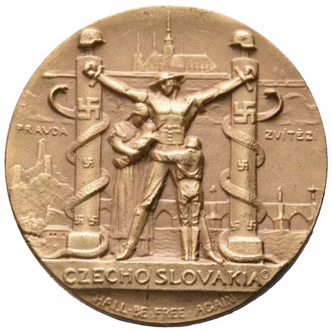 AE Medaile 1939 (Mário Korbel, Horejc) - K obsazení Československa