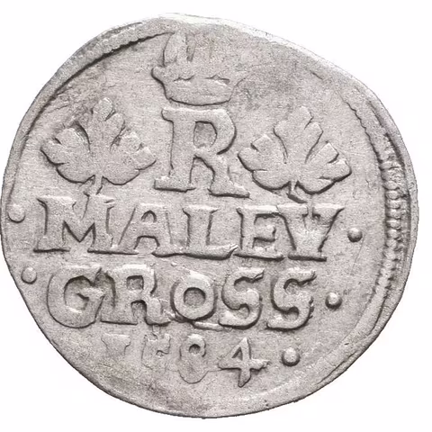 Malý groš 1584, Praha-Ercker, HN.20a (opis 6c), pěkná zachovalost, lehce ned.