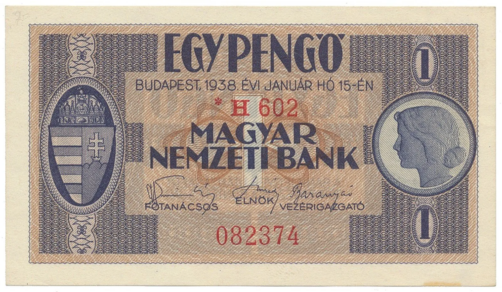 Maďarská platidla na československém území 1938-1945 — 1