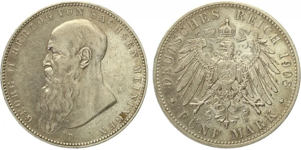 Sasko - Meiningen, Georg II., 1866 - 1914 — 1