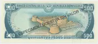 Dominikánská republika, 500 Pesos Oro 1996, P.157s1 - fotografie 2