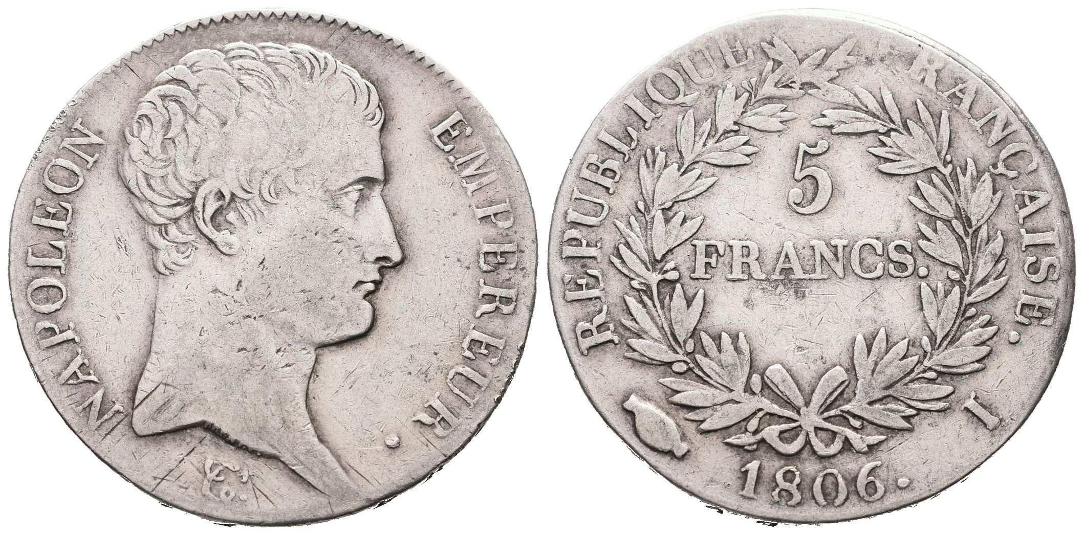 Francie, 5 Frank 1806 I