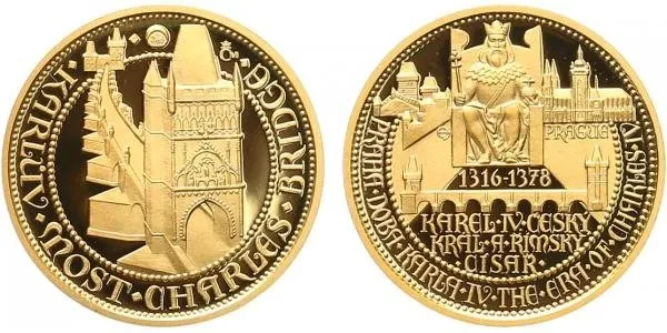Medaile 2014 - Doba Karla IV. - Karlův most