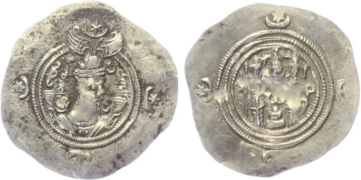 Sásánovci, Chusró II., 590 - 628 — 1