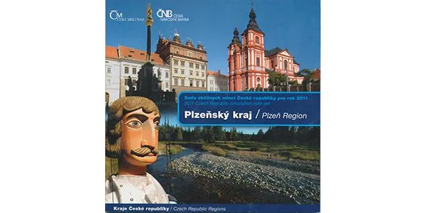 Ročníková sada mincí 2011 - Plzeňský kraj