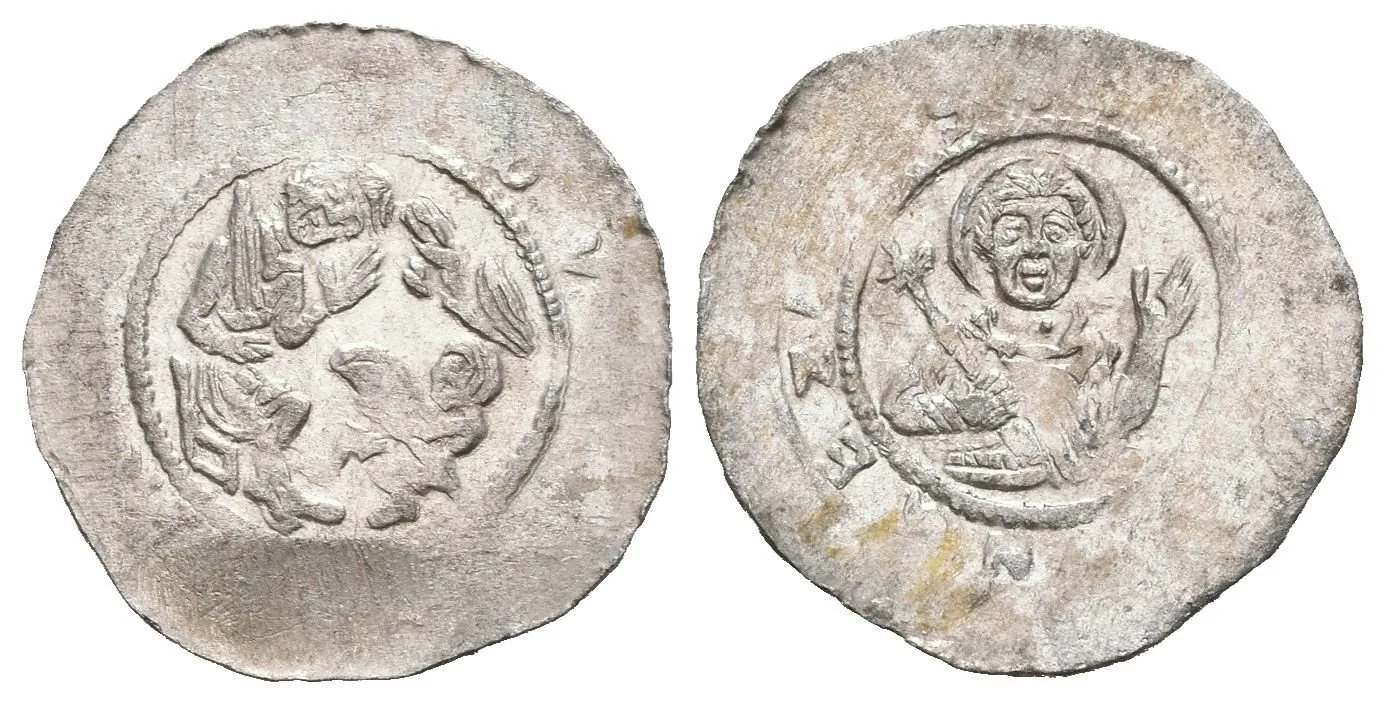 Denár, Cach 627, nedor. opisy, pěkná zachovalost, patina, drobné rysky (0,71 g)_R! — 1