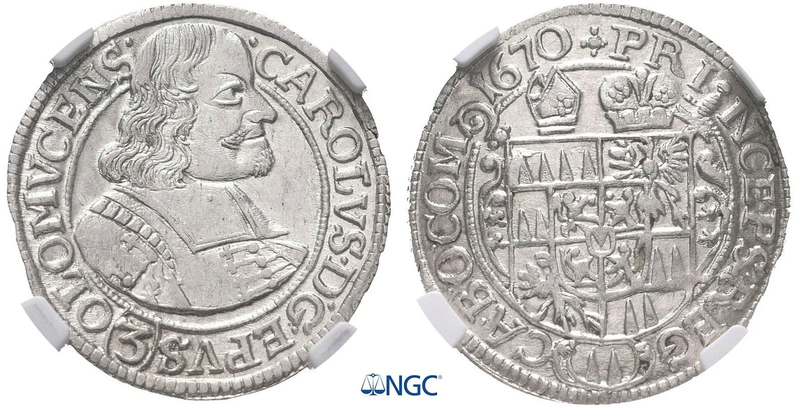 Olomouc - biskupství, Karel II. Liechtenstein, 1664 - 1695 — 1