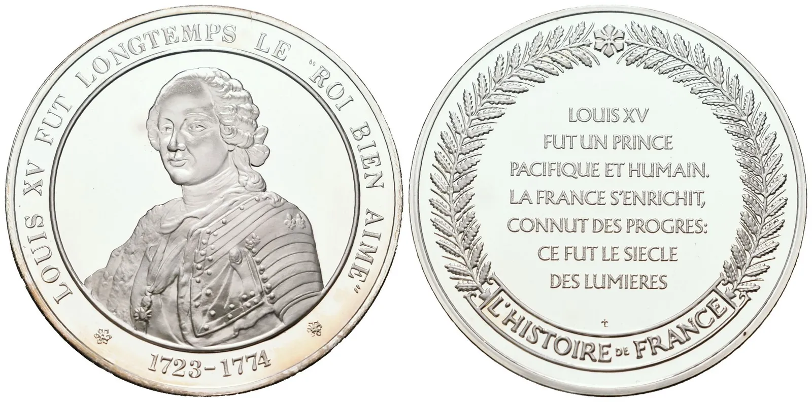 Francie - AR Medaile b.l. - Louis XV