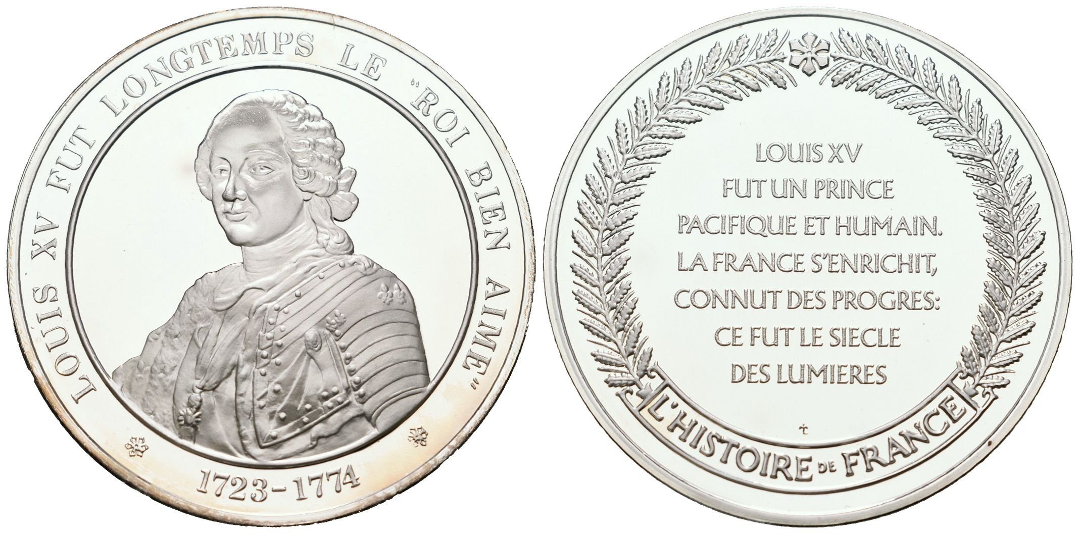 Francie - AR Medaile b.l. - Louis XV